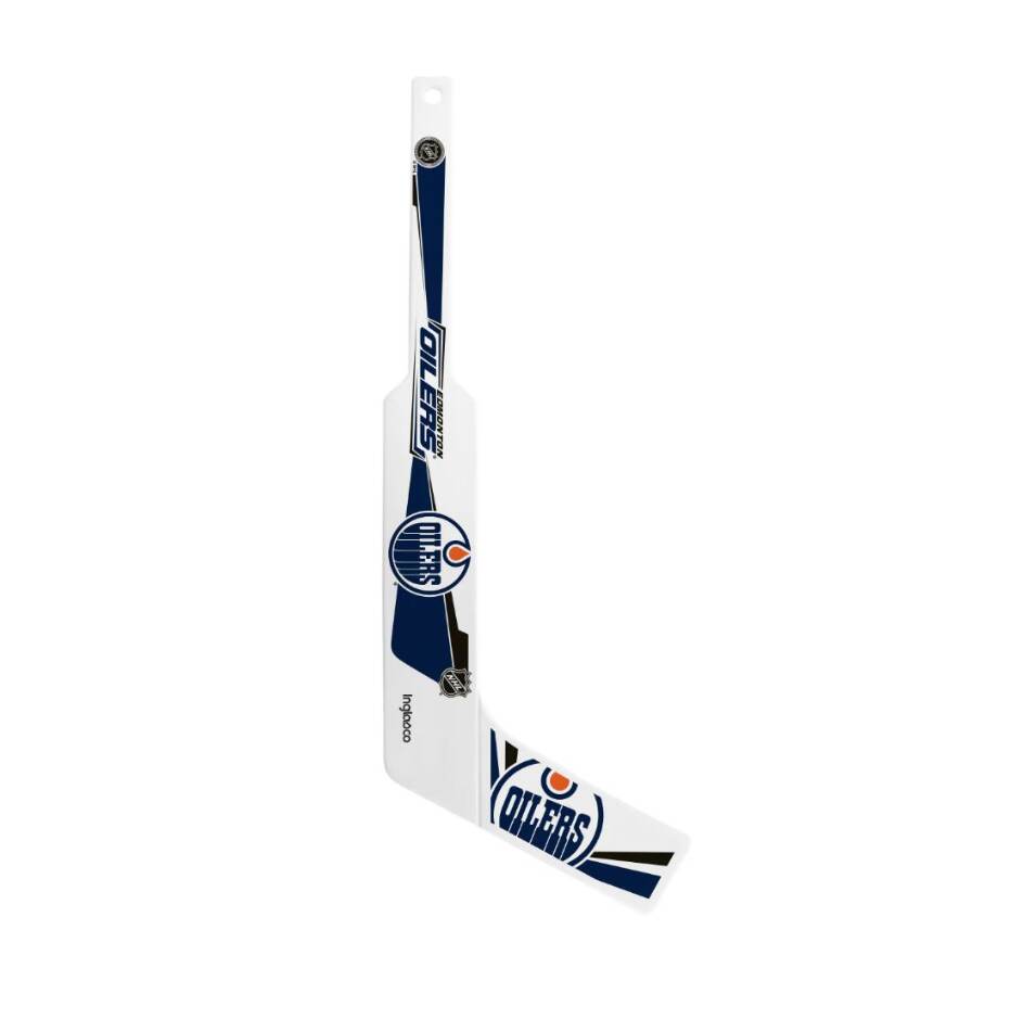 InGlasCo Brankářská mini hokejka NHL, Edmonton Oilers