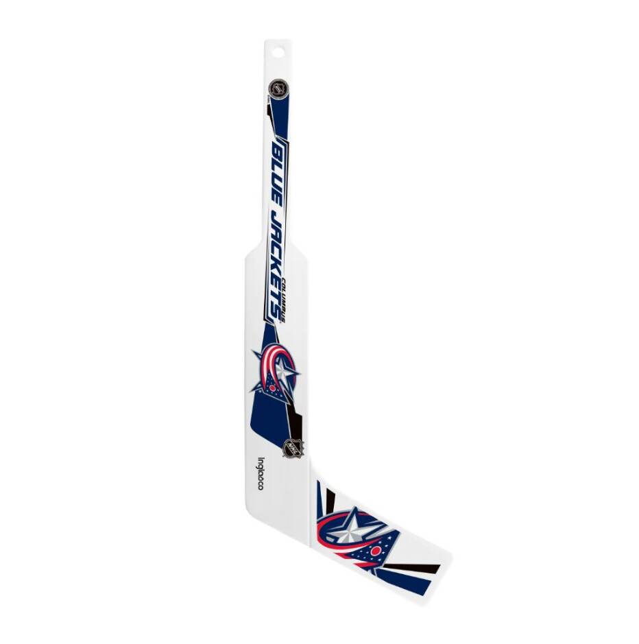InGlasCo Brankářská mini hokejka NHL, Columbus Blue Jackets
