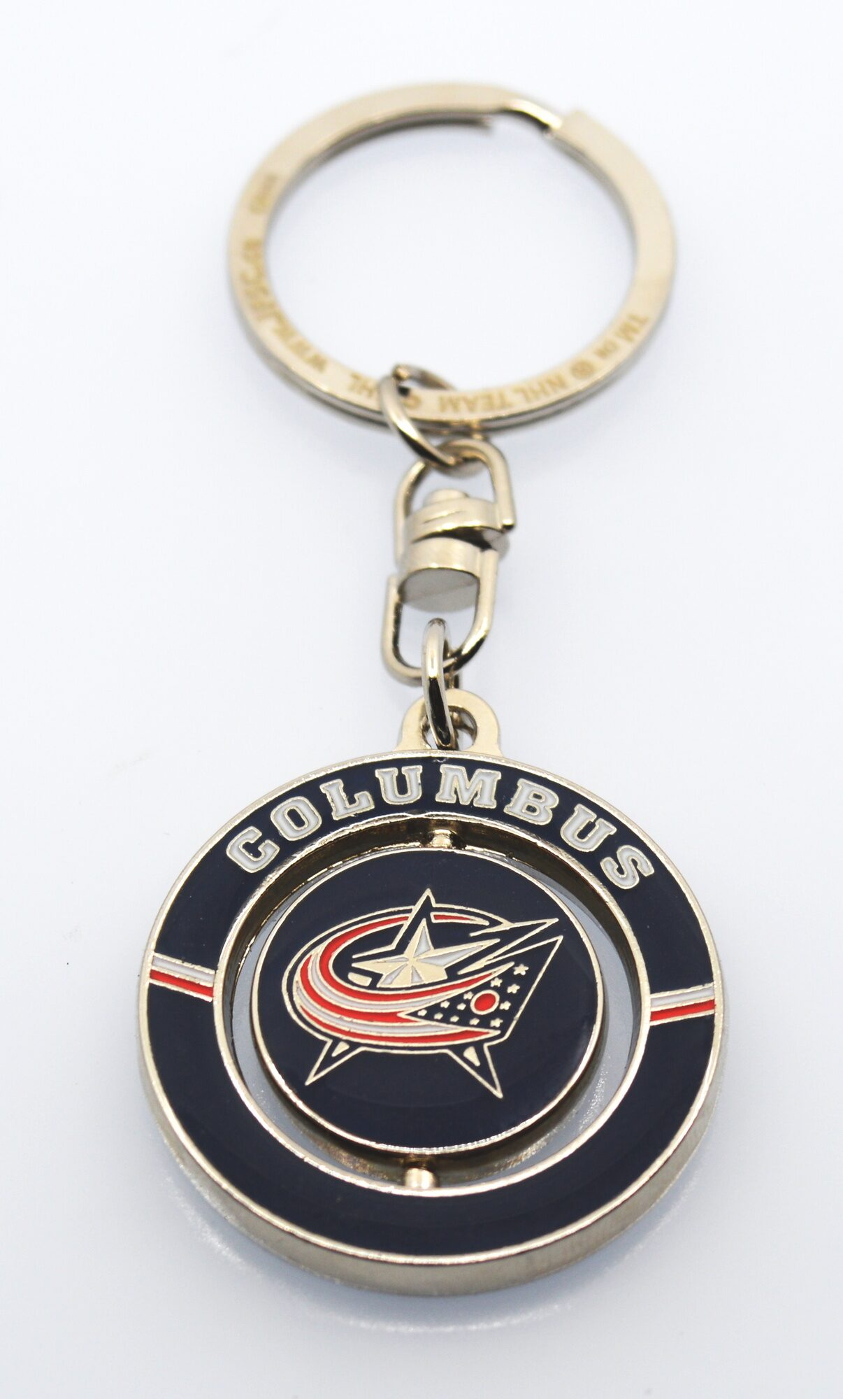 JFSC Přívěšek na klíče JFSC NHL Spinner, Columbus Blue Jackets