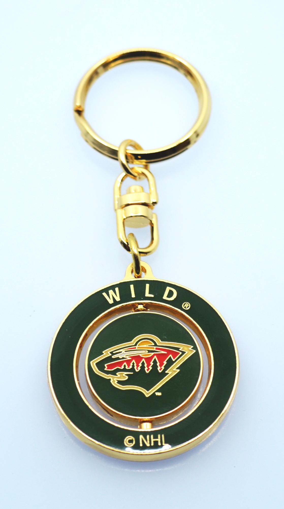 JFSC Přívěšek na klíče JFSC NHL Spinner, Minnesota Wild