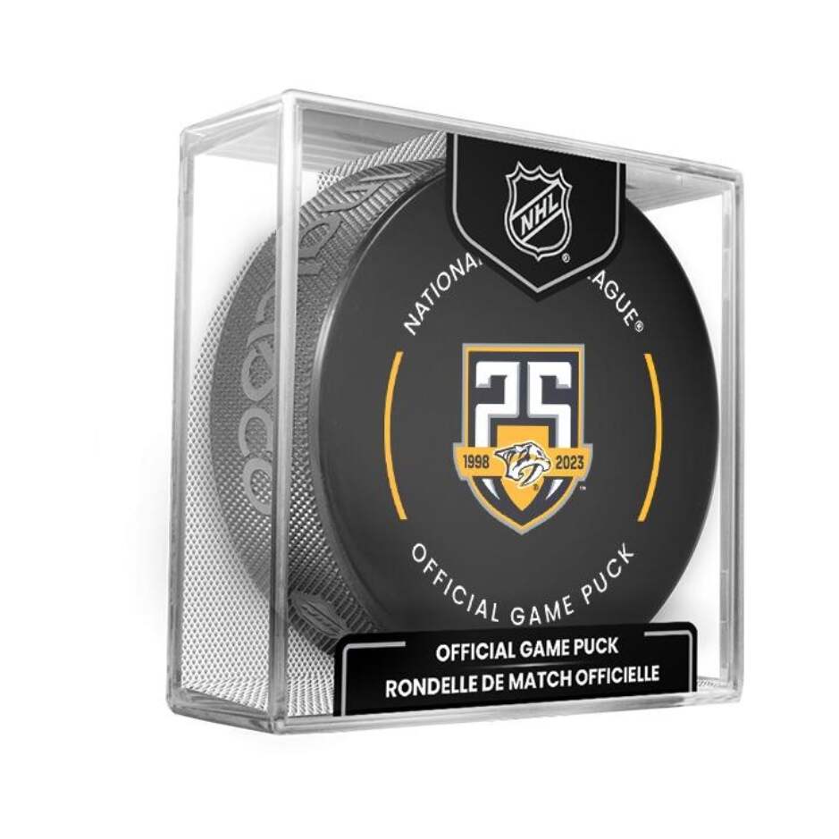 InGlasCo Fanouškovský puk NHL Game Anniversary (1ks), Nashville Predators