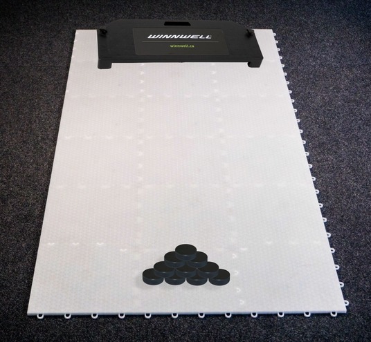 Střelecká deska Hejduk Shooting Pad ICE + Nahrávač + 10 puků Zdarma