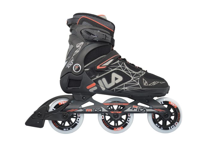 Kolečkové brusle Fila Legacy Pro 100 Black/Red