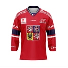 CCM national jersey with advertising red