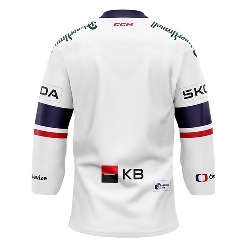CCM national jersey with advertisement white