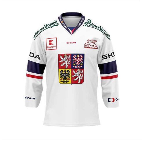 CCM national jersey with advertisement white