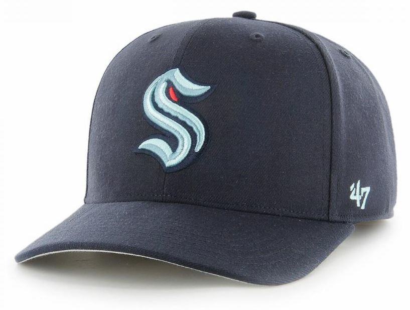 47' Brand Kšiltovka NHL 47 Brand MVP DP Wool Cold Zone, Senior, Seattle Kraken