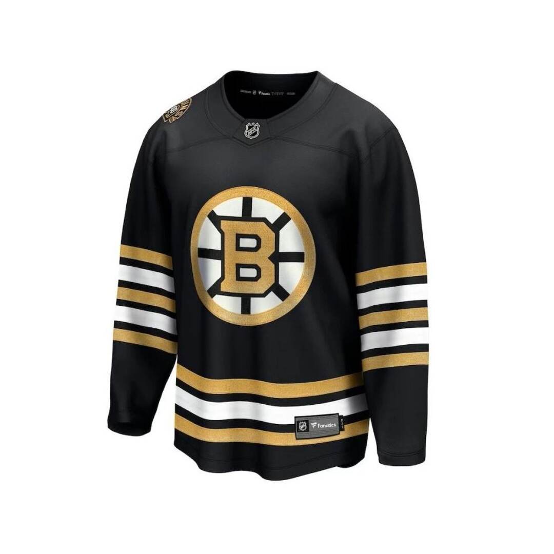 Dětský dres Boston Bruins NHL Black 100th Anniversary Replica Jersey Velikost: L/XL