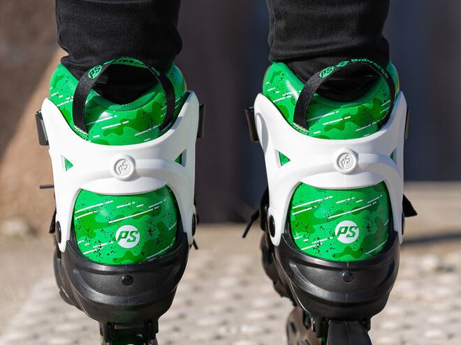 Children's roller skates Powerslide Phuzion Universe 4W Green