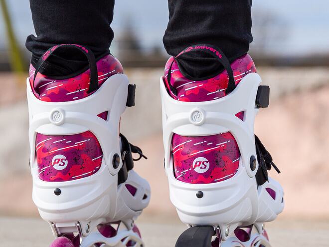 Children's roller skates Powerslide Phuzion Universe 4W Pink