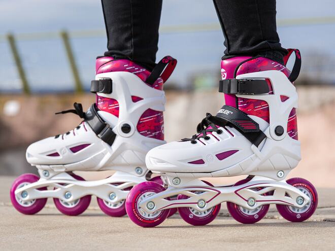 Children's roller skates Powerslide Phuzion Universe 4W Pink
