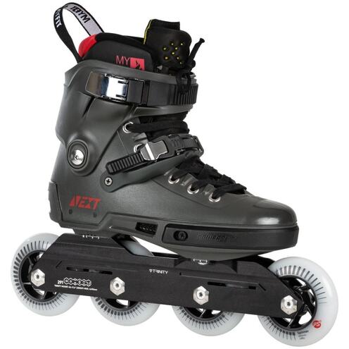 Roller skates Powerslide Next Charcoal 90 Trinity
