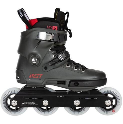 Roller skates Powerslide Next Charcoal 90 Trinity