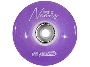 Wheels Chaya Neon LED Purple (4pcs)