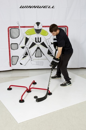 Adjustable Steel Stickhandling Aid