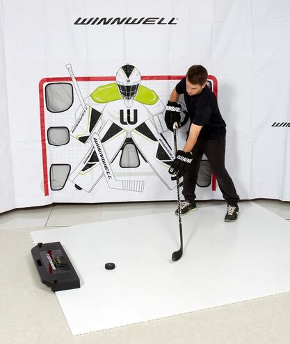 Tréningový nahrávač Winnwell Premium Clamp-On Passing Aid