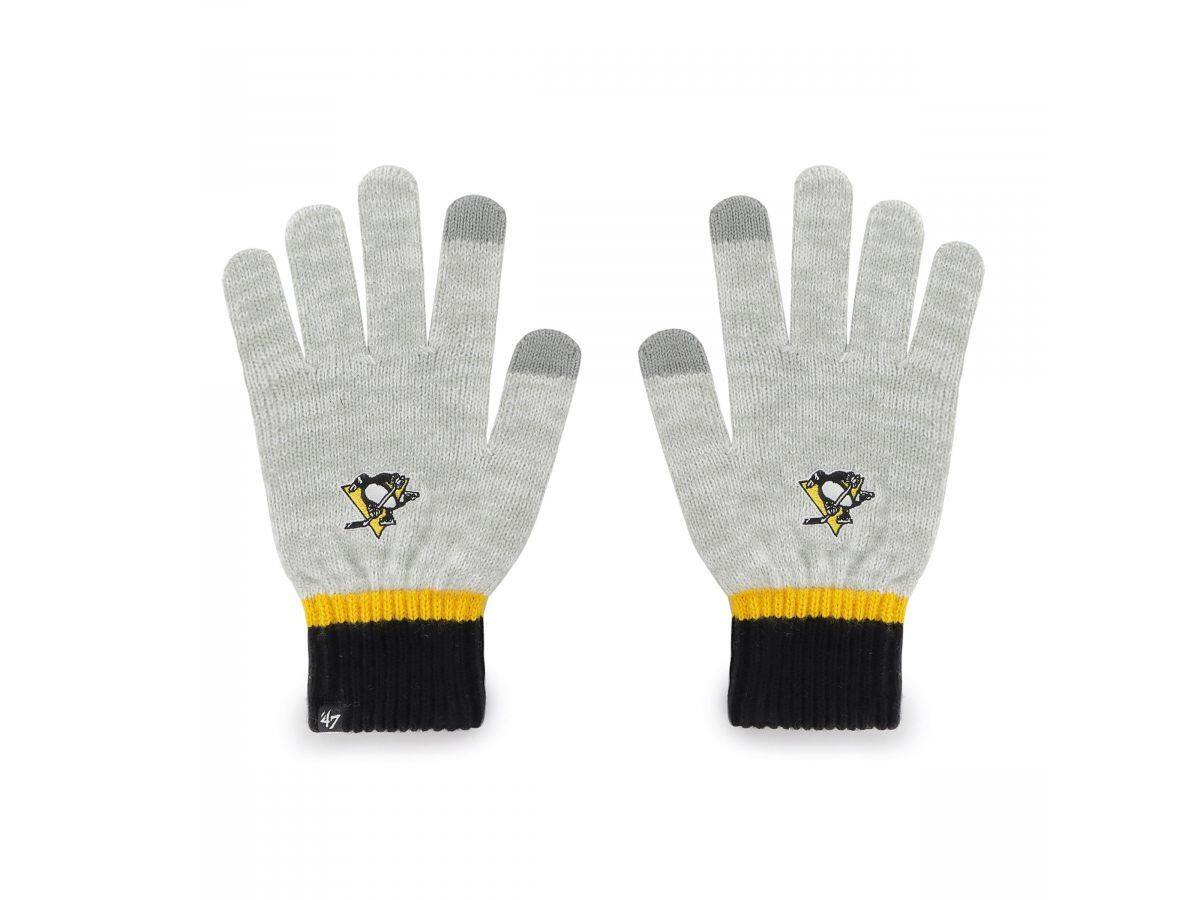47' Brand Rukavice NHL 47 Brand Deep Zone, šedá, Pittsburgh Penguins