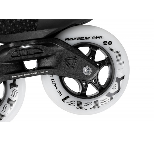 Kolieskové korčule  Powerslide Swell Lite Black 100 Trinity 2022