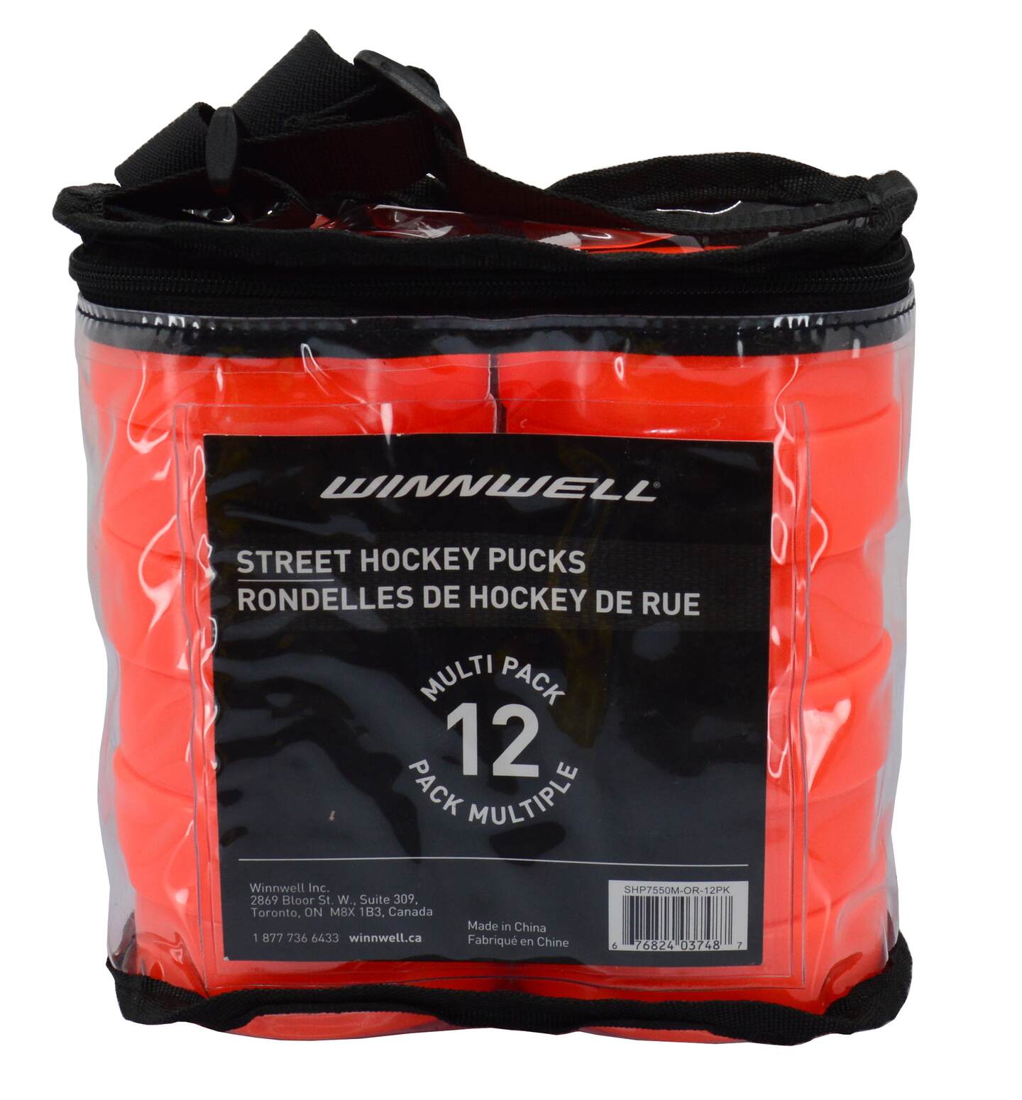 Winnwell Puk Winnwell PVC (12pack), oranžová