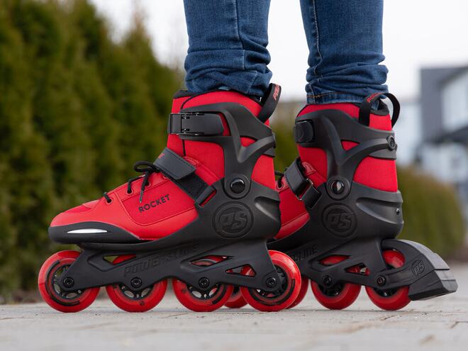 Children inline skates Powerslide Rocket Red
