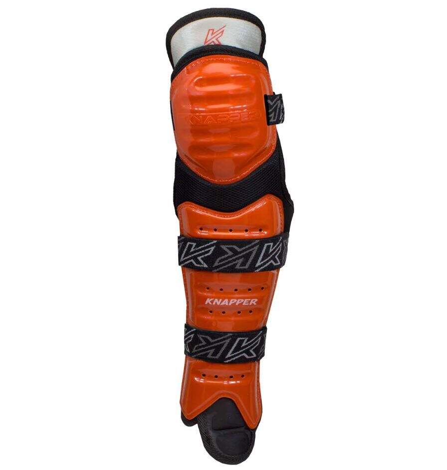 Knapper Hokejbalové holeně Knapper AK5, oranžová, 15"