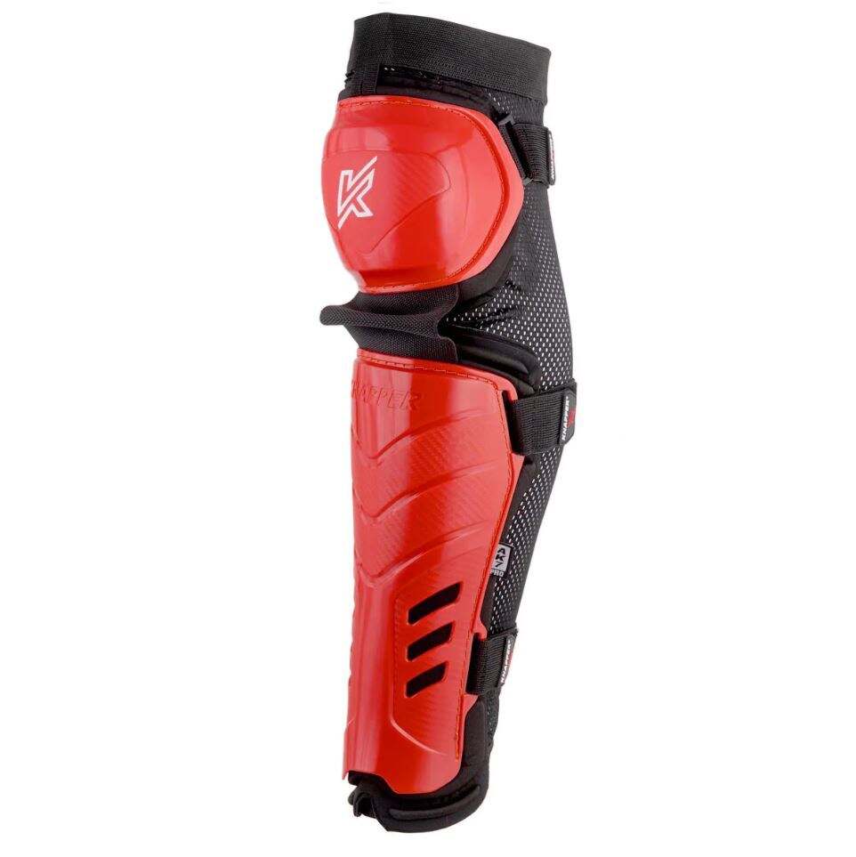 Knapper Hokejbalové holeně Knapper AK7 Pro, červená, 15"