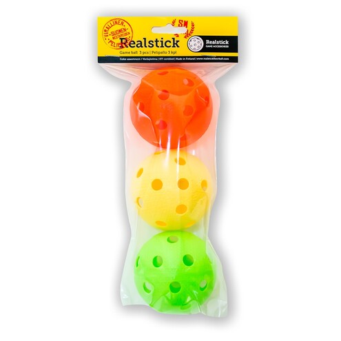 Florbalové balóniky Realstick (3ks) IFF Certified