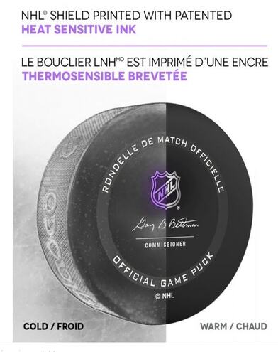 Fanúšikovský puk NHL Inaugural 2021-2022 Season Team Game Puck