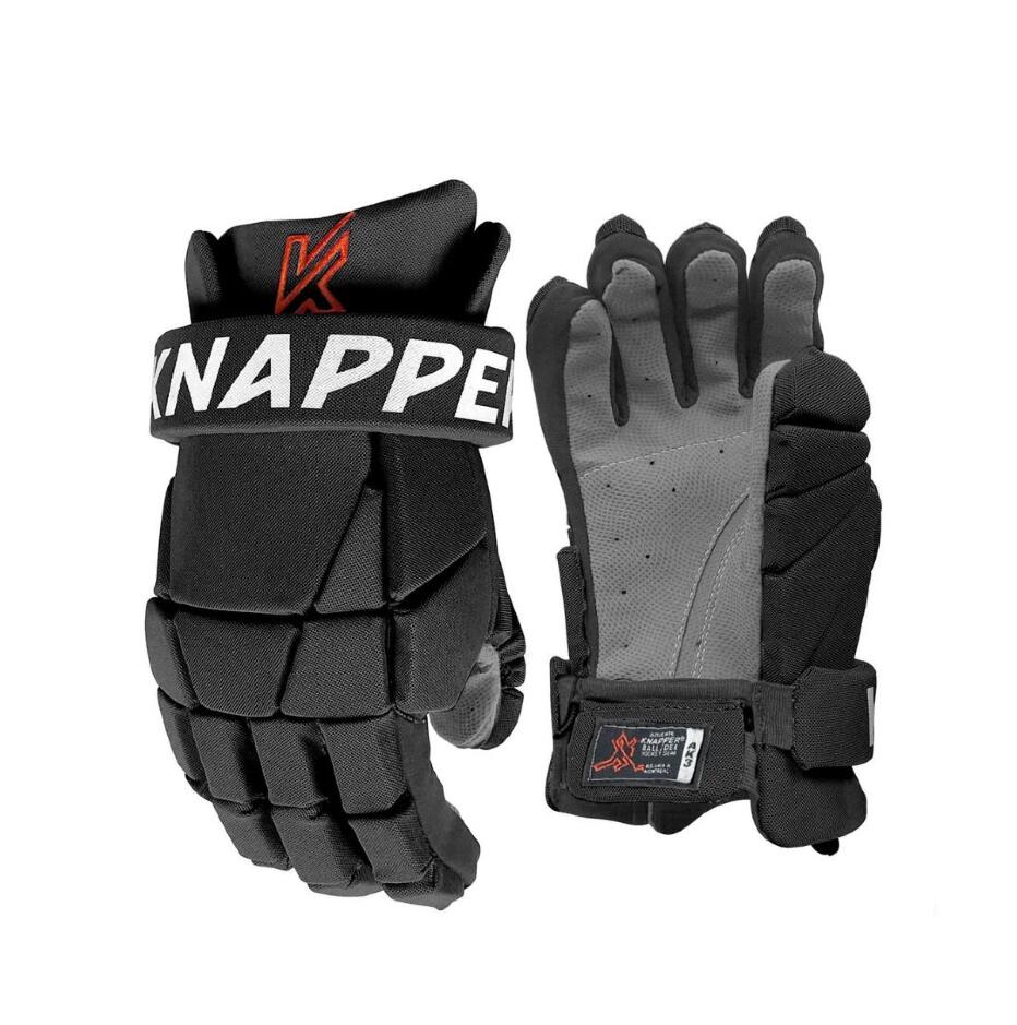 Knapper Hokejbalové rukavice Knapper AK3 SR, Senior, černá, 13"