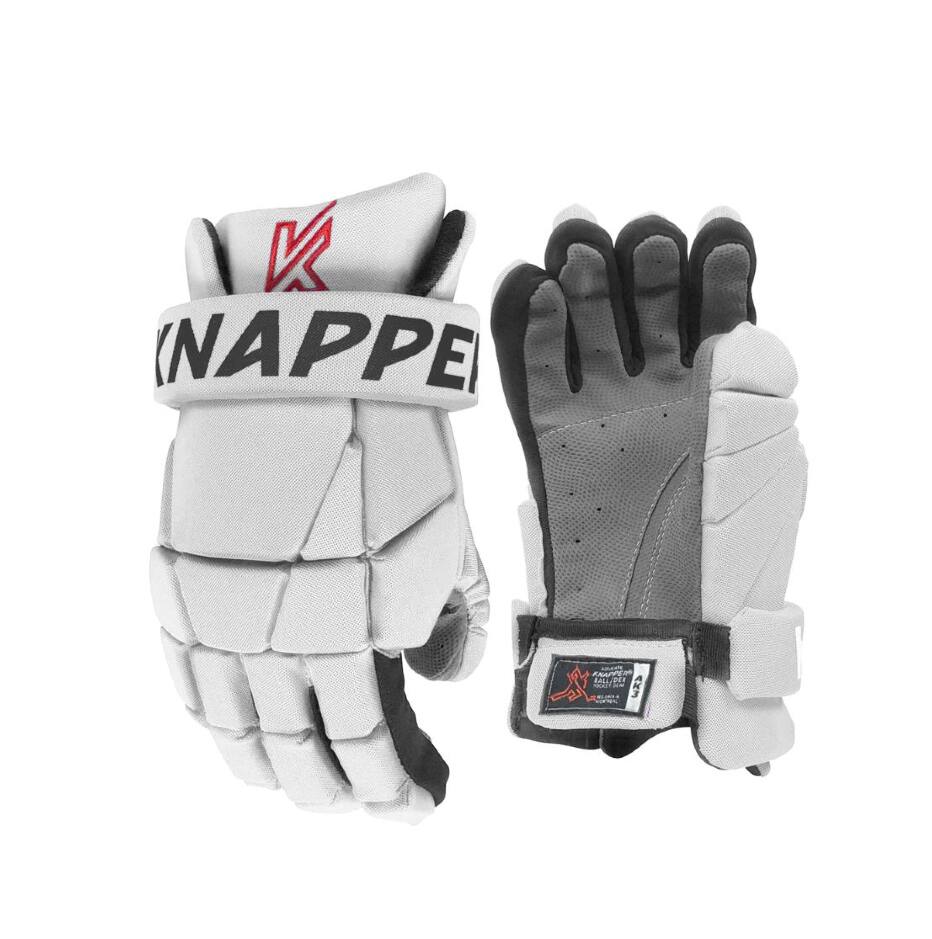 Knapper Hokejbalové rukavice Knapper AK3 SR, Senior, bílá, 15"