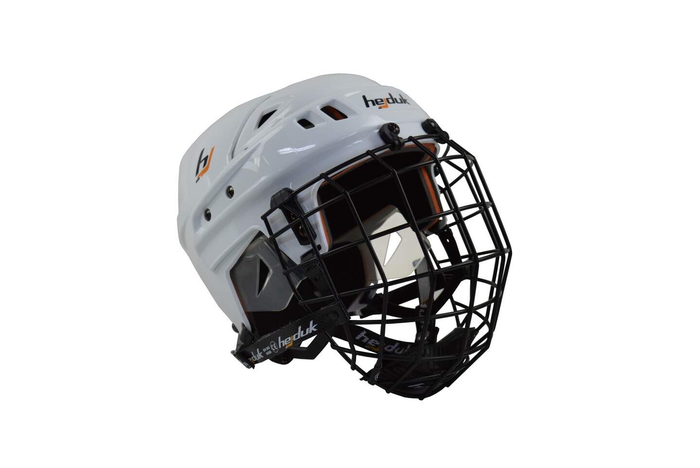 Hejduk Hokejová helma Hejduk XX + Koš, bílá, Senior, M-L, 57-61cm, Černý koš