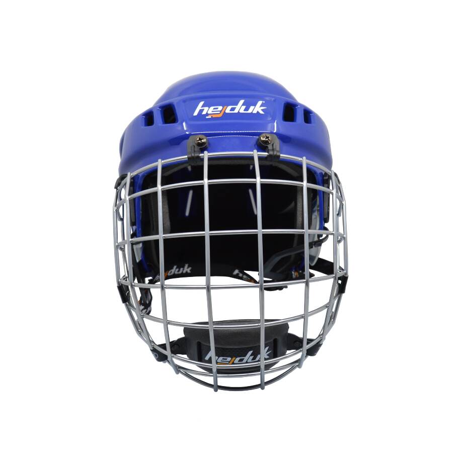 Hejduk Hokejová helma Hejduk XX + Koš, modrá, Senior, M-L, 57-61cm, Chrom koš