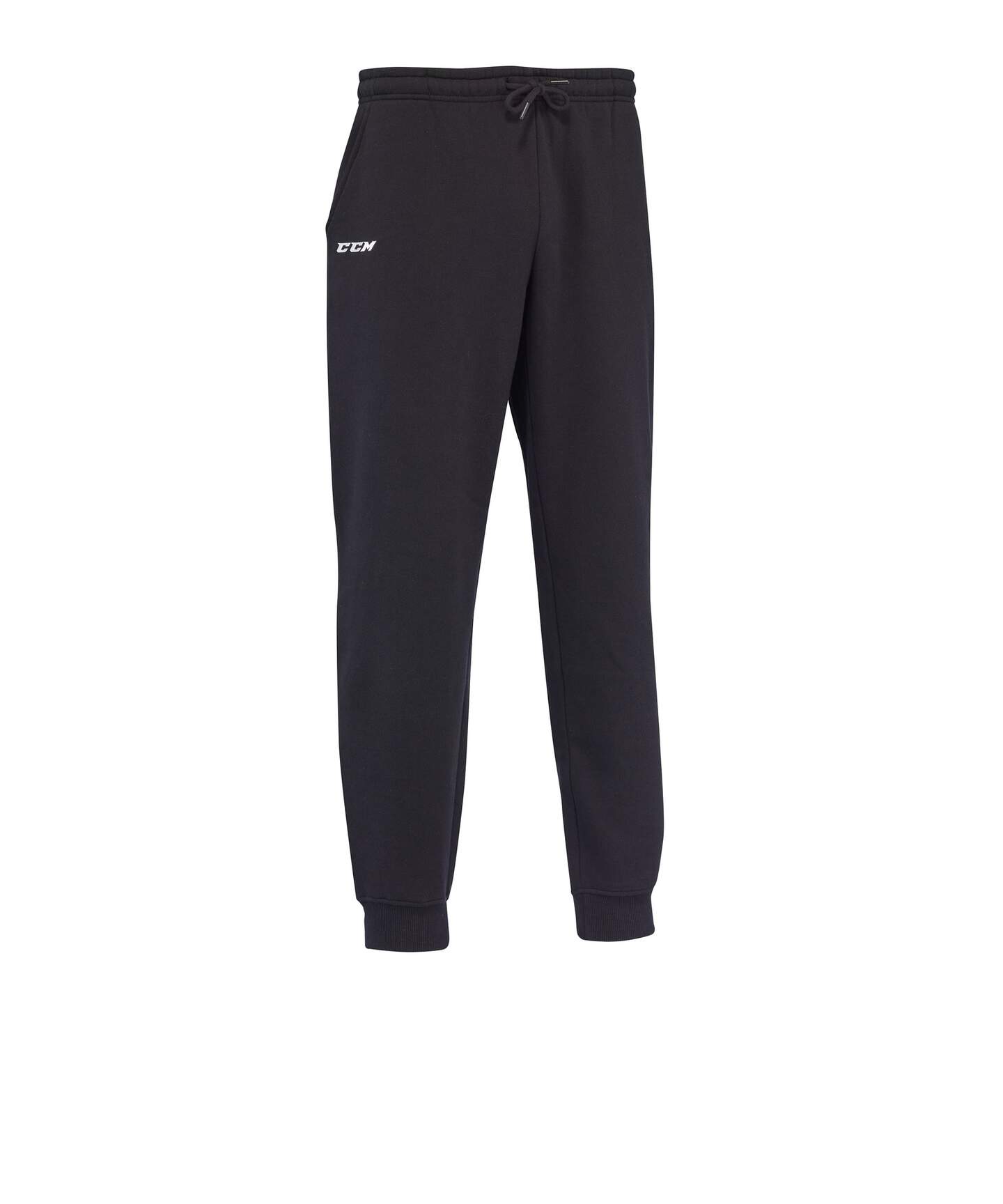 CCM Kalhoty CCM Team Fleece Cuffed Jogger JR, Junior, XS, tmavě modrá