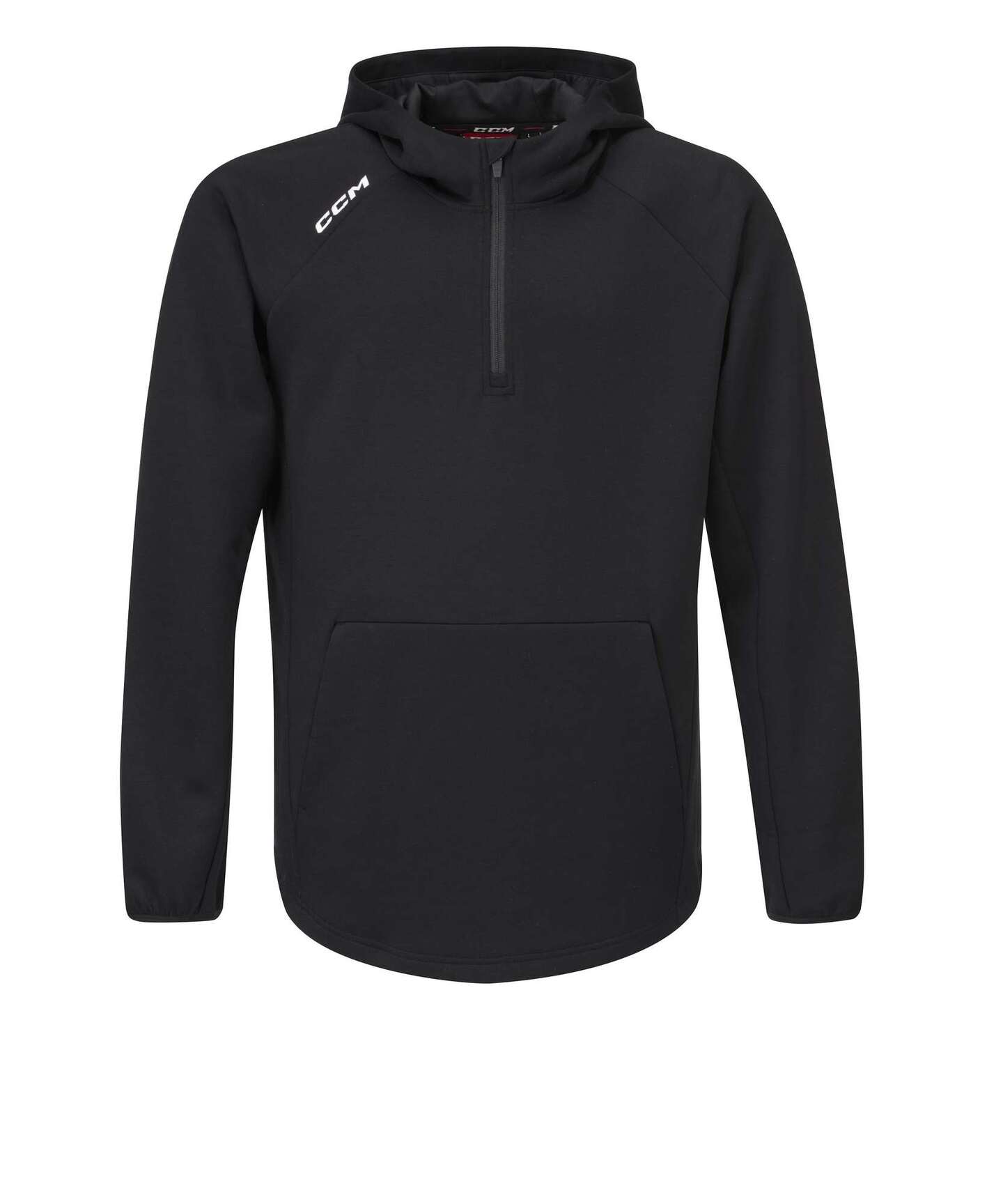 CCM Mikina CCM Locker Room 1/4 Zip 2022 JR, Junior, XL, červená