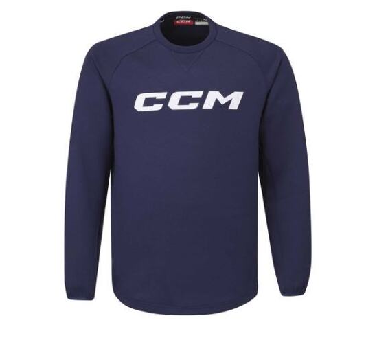 Mikina CCM Locker Room Fleece Crew SR
