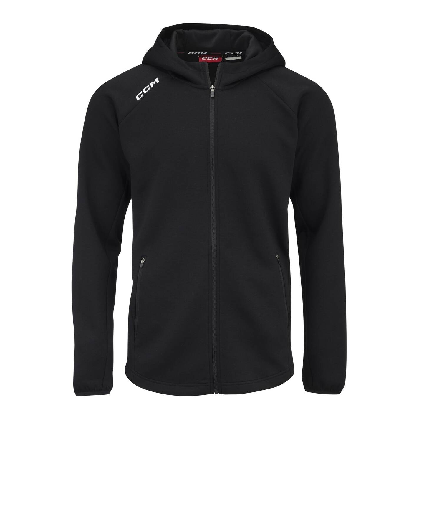 CCM Mikina CCM Locker Room Full Zip Hoodie 2022 SR, Senior, S, černá