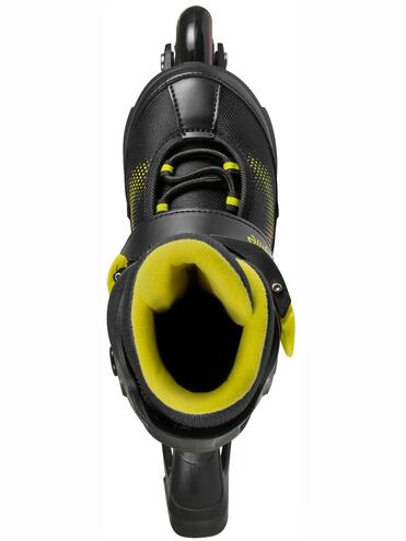 Detské kolieskové korčule Playlife Joker Yellow Glow Combo