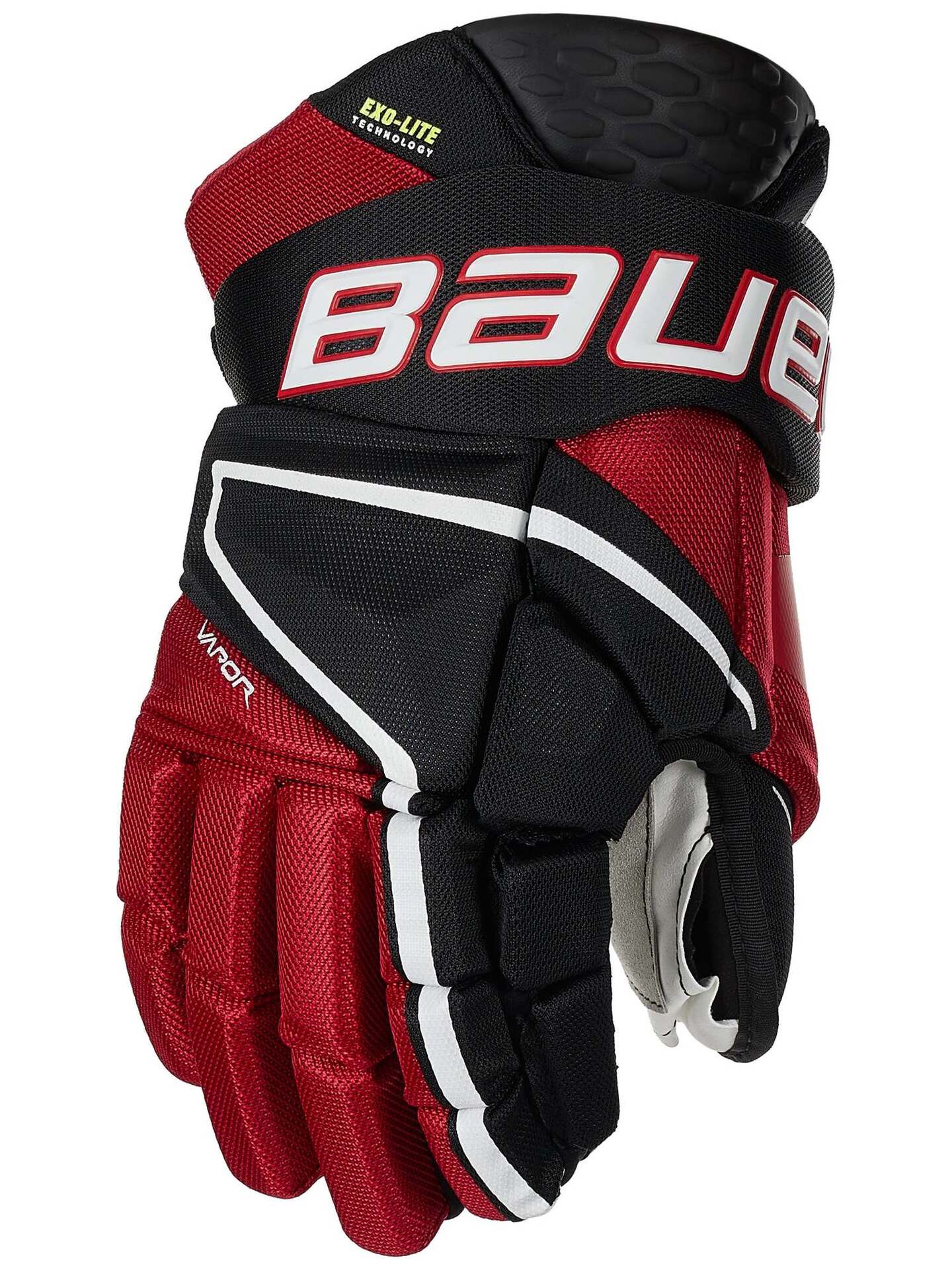 Bauer Hokejové rukavice Bauer Vapor Hyperlite S22 SR, Senior, 15", černá-červená