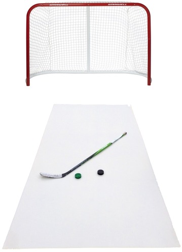 Winnwell Shooting Pad Extreme 3mm + Hockey Net Winnwell 72" Heavy Duty