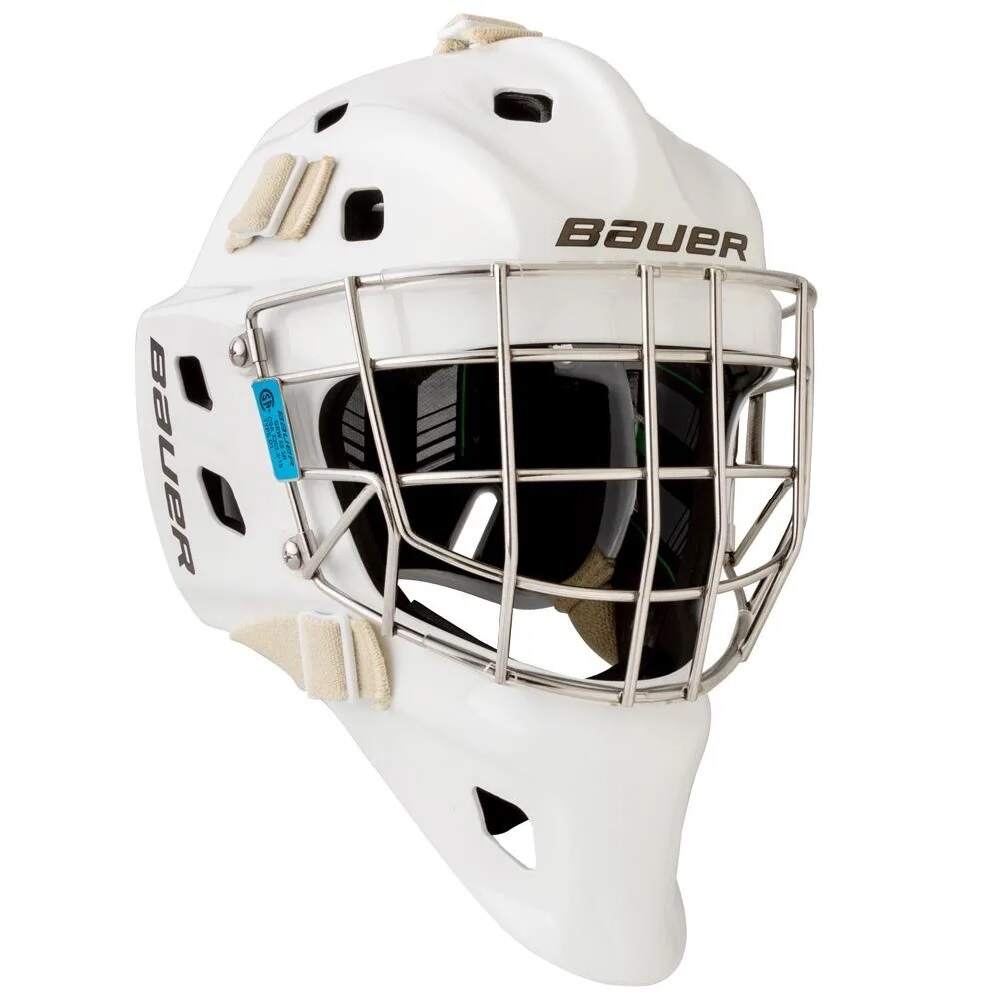 Bauer Brankářská maska Bauer NME One S22 SR, Senior, bílá, 53-56cm, L