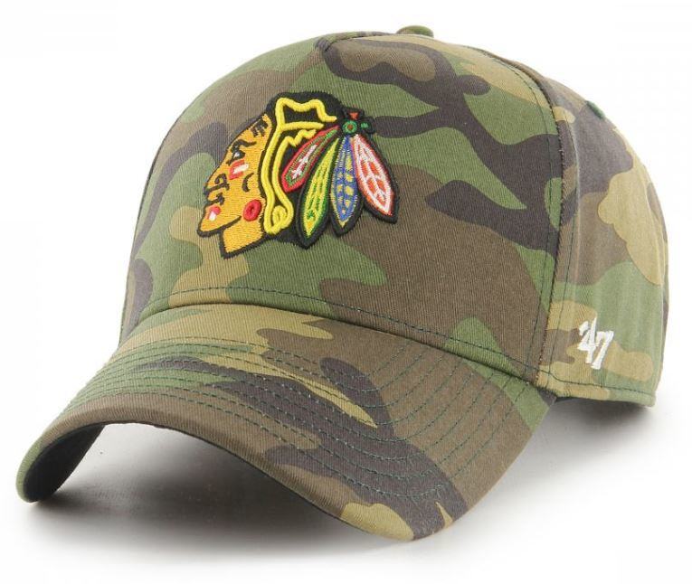 47' Brand Kšiltovka NHL 47 Brand DT Camo Grove SB, Senior, Chicago Blackhawks