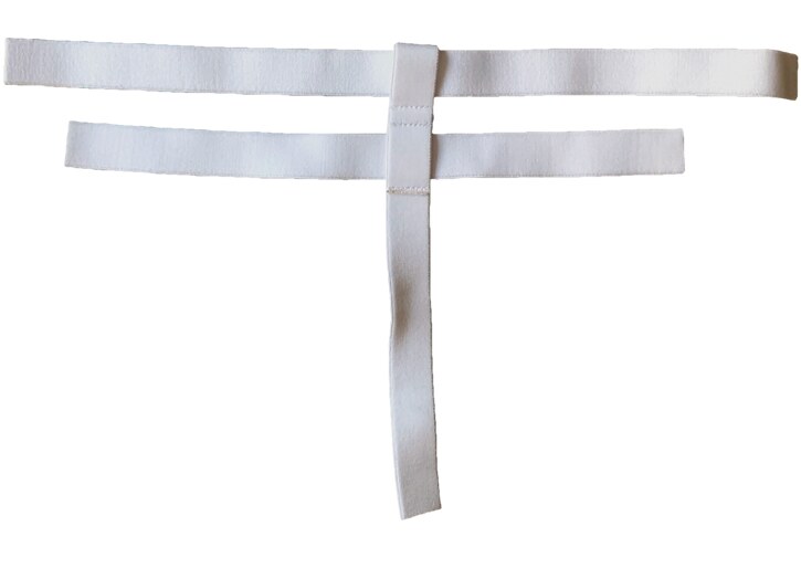Hejduk Pásek k masce Backplate Strap - zadní, bílá
