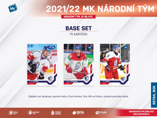 Hokejové kartičky Slovak Ice Hockey Team 2022 Retail