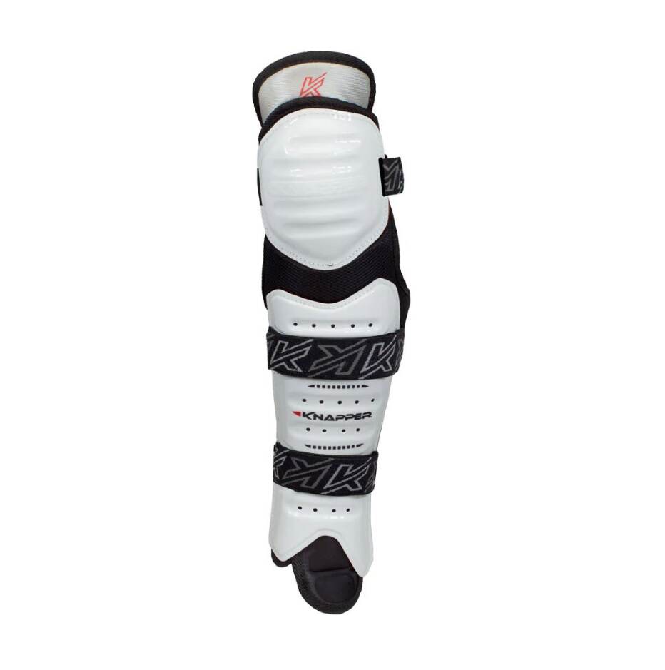 Knapper Hokejbalové holeně Knapper AK5 YTH, Dětská, bílá, 9"