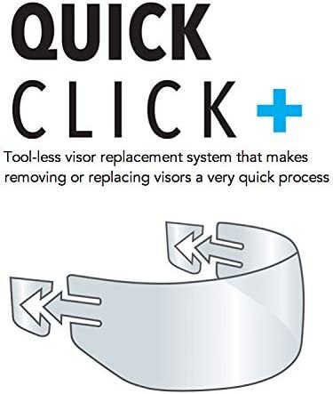 Visor Bauer Pro - Clip Straight Clear