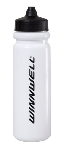 Winnwell 800ml hockey bottle with leakproof lid with logo
