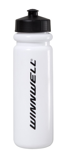 Winnwell 800ml hockey bottle with short spout with logo