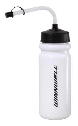 Winnwell hockey bottle 650ml with straw with logo