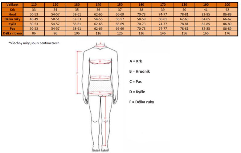 Ribano Winnwell bavlnené jednodielne JR