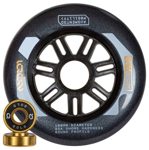 Wheels Iqon Access Dark Grey  Combo (3pcs)